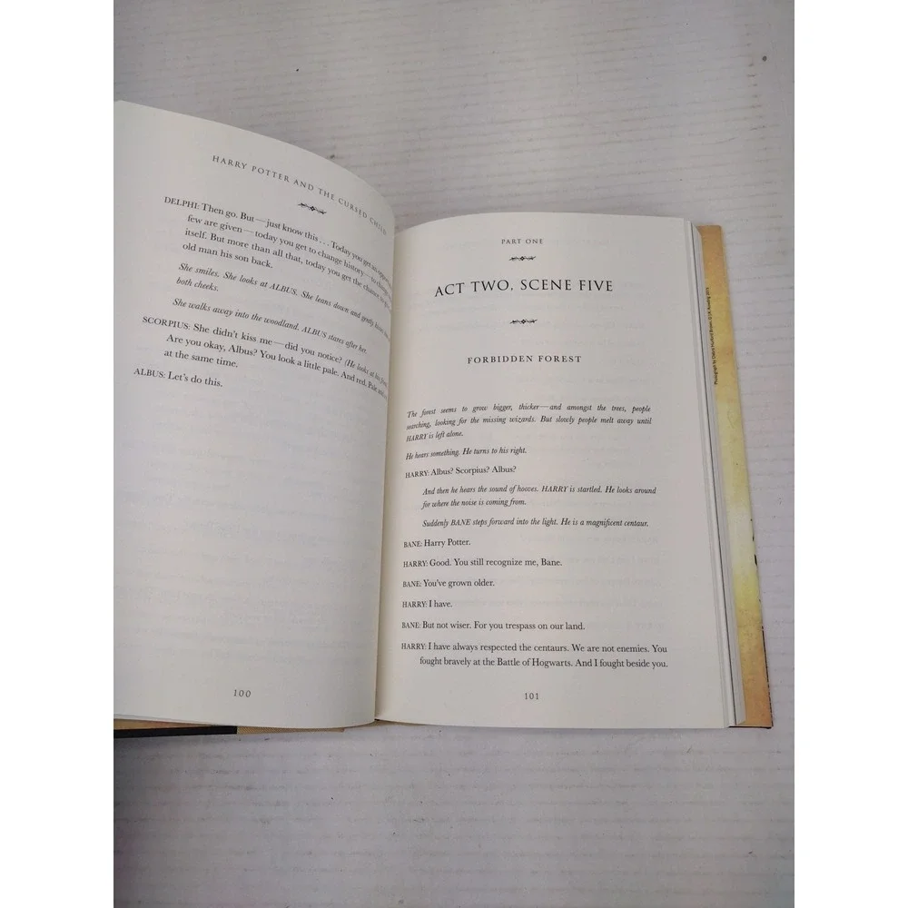 Harry Potter and the Cursed Child First Ed & First Printing Hardcover w/DJ